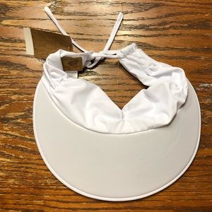 Tropical Trends White Visor OS NWT